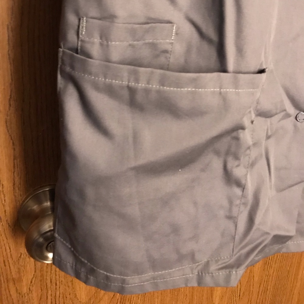 Slate Gray Scrub Jacket - Picture 3 of 5